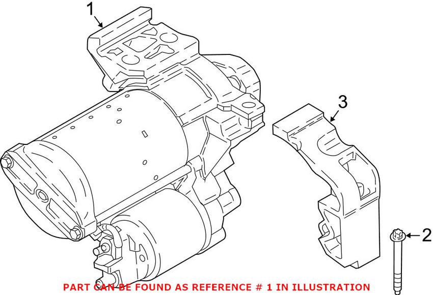 BMW Starter Motor 12418625995