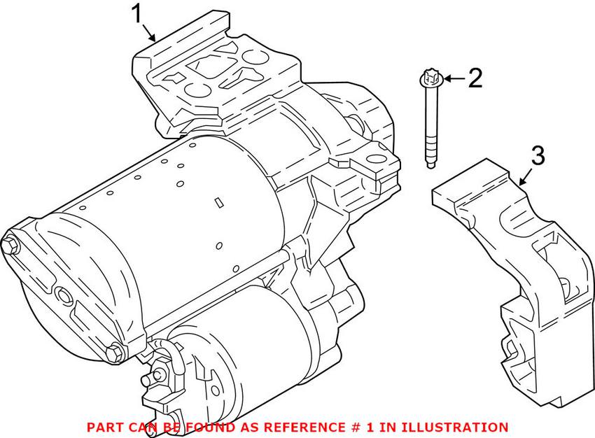 BMW Starter Motor 12418625996