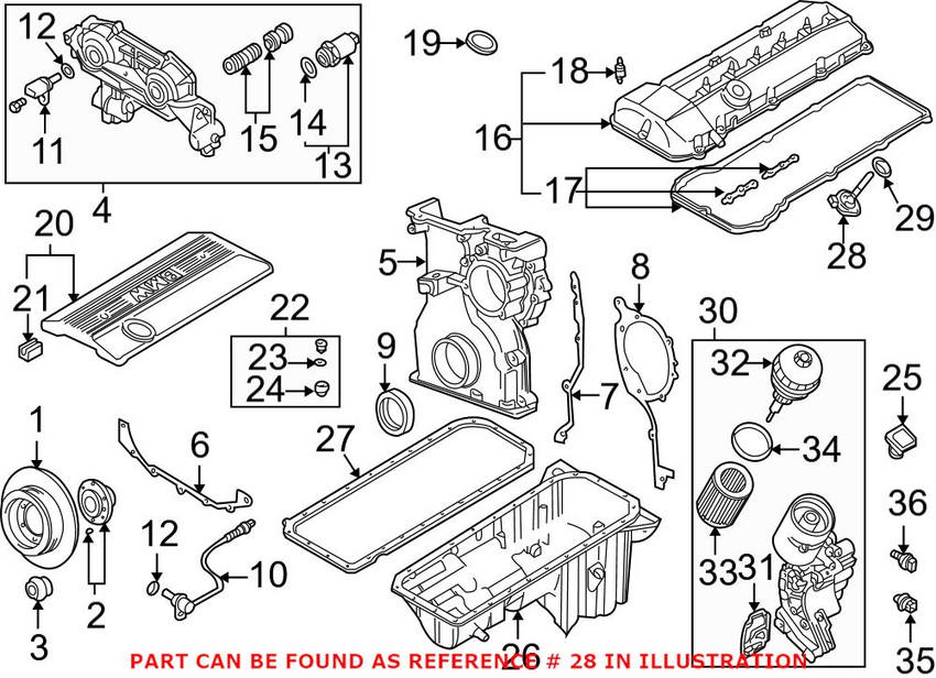 BMW Oil Level Sensor 12617508003