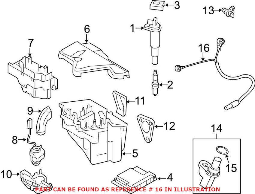 BMW Knock Sensor 13627568421