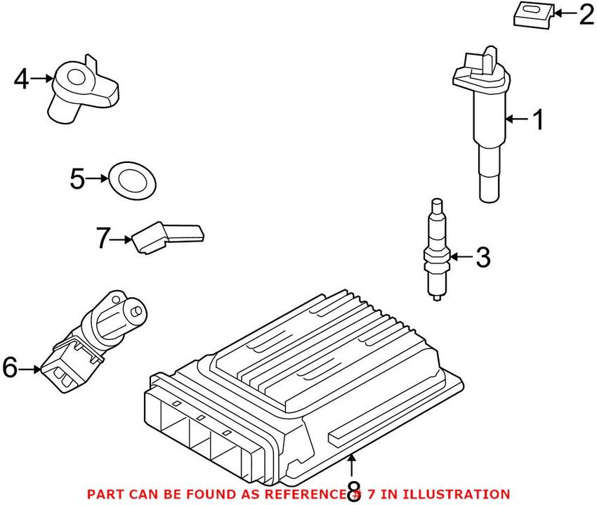 BMW Knock sensor 13627598861