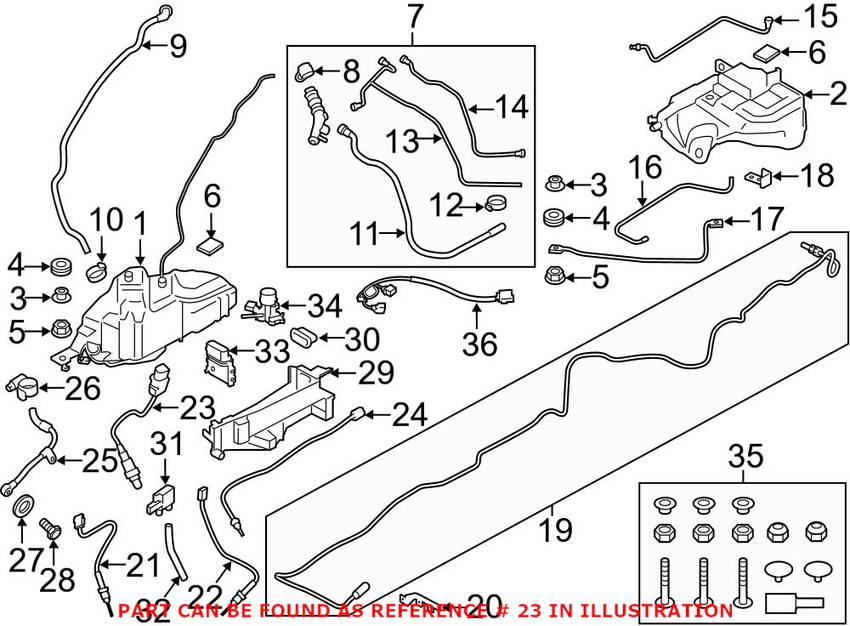 BMW Oxygen Sensor - Front 13627791600