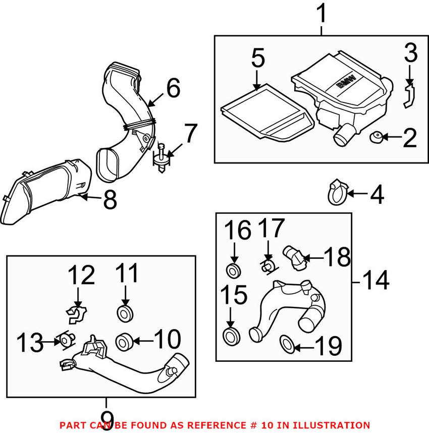 BMW Turbocharger Gasket 13712247398