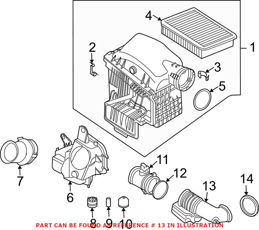 BMW Air Intake Boot 13717531799