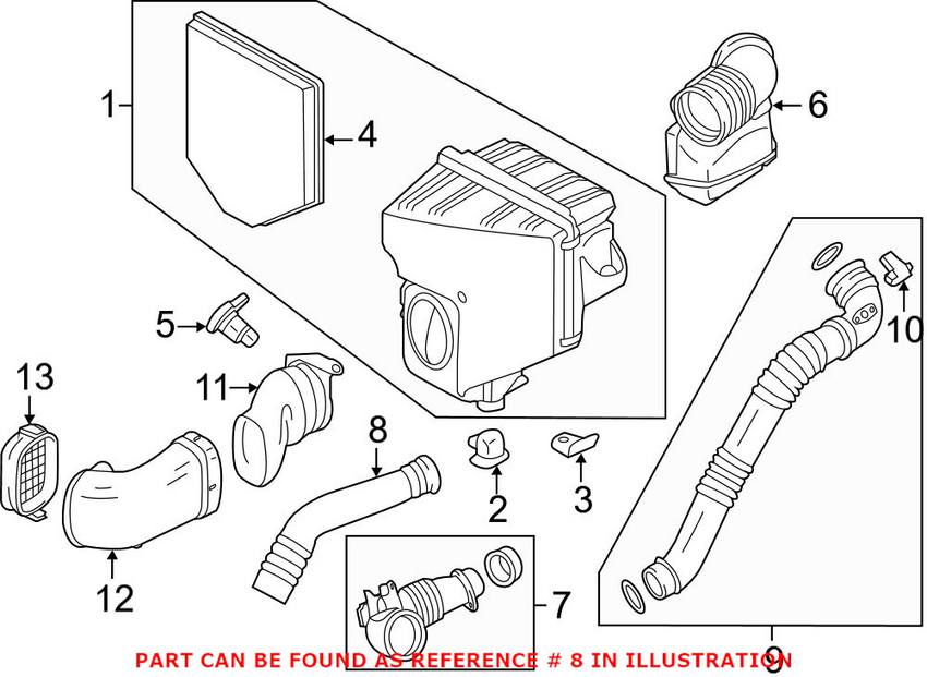 Air Intake Tube