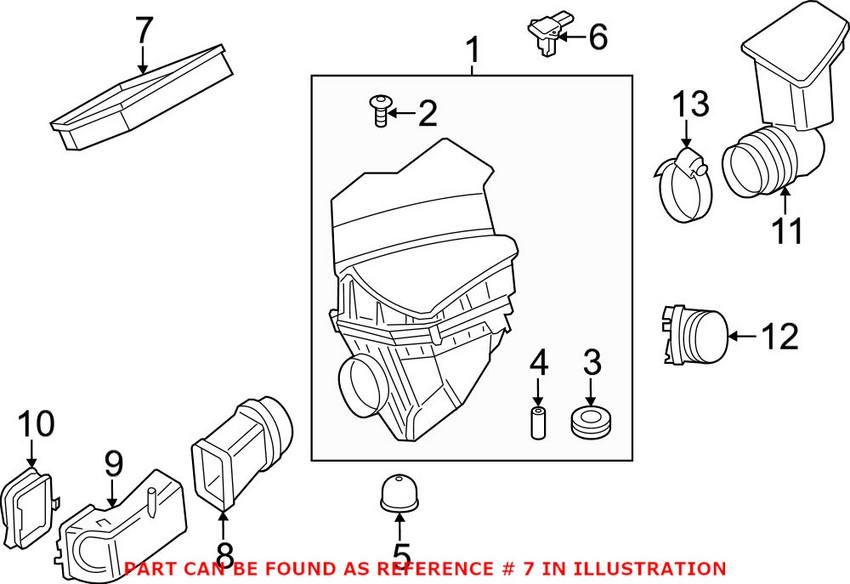 BMW Engine Air Filter 13717605436