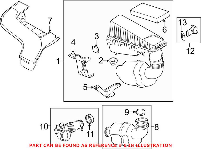 BMW Engine Air Filter 13718626739