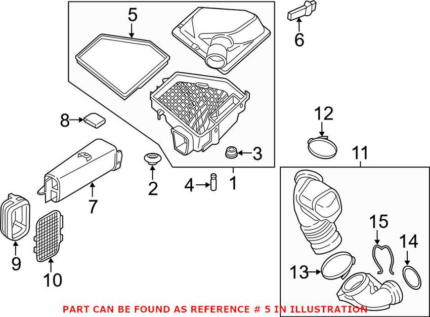 BMW Engine Air Filter 13718632502