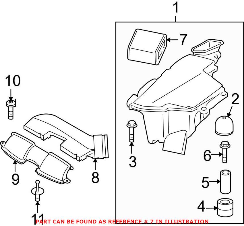 BMW Engine Air Filter 13727838805