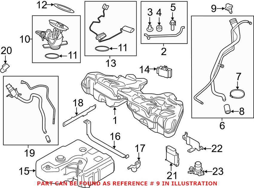 BMW Gas Cap 16117222392