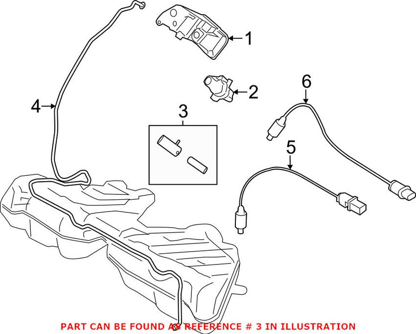 BMW Vapor Canister Filter 16117225187