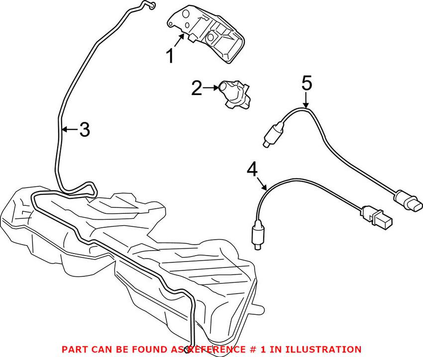 BMW Vapor Canister 16137347621