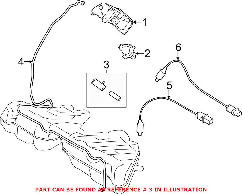 BMW Vapor Canister Filter 16137446754