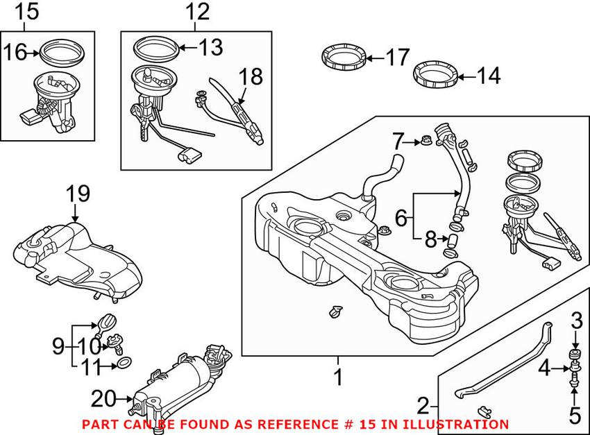 BMW Electric Fuel Pump 16146766942