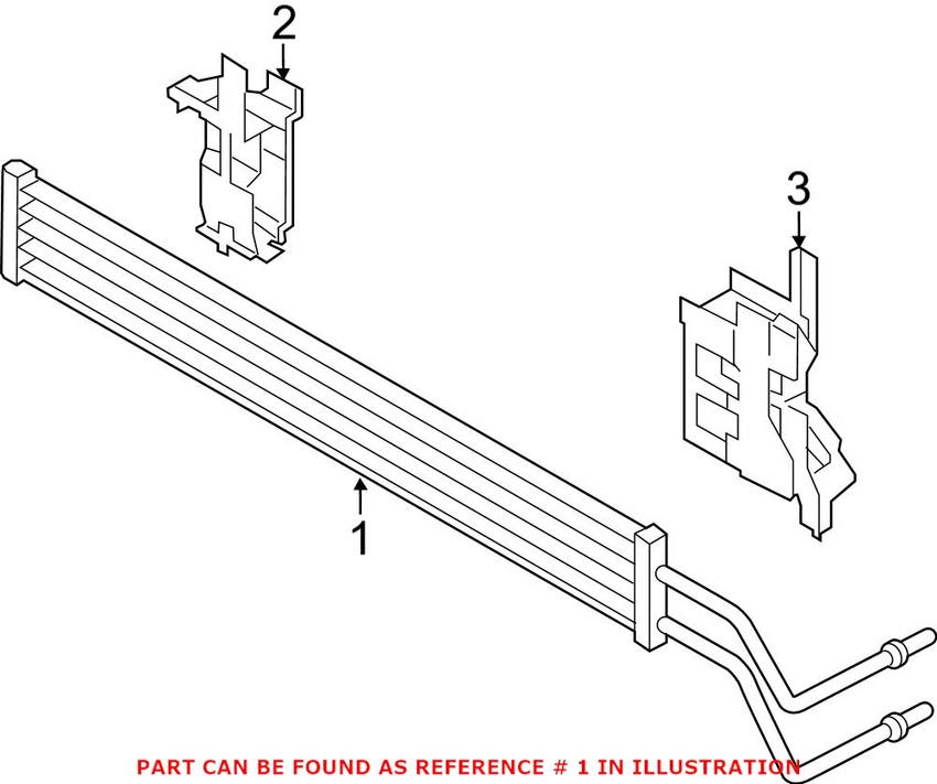 BMW Power Steering Cooler 17117576825