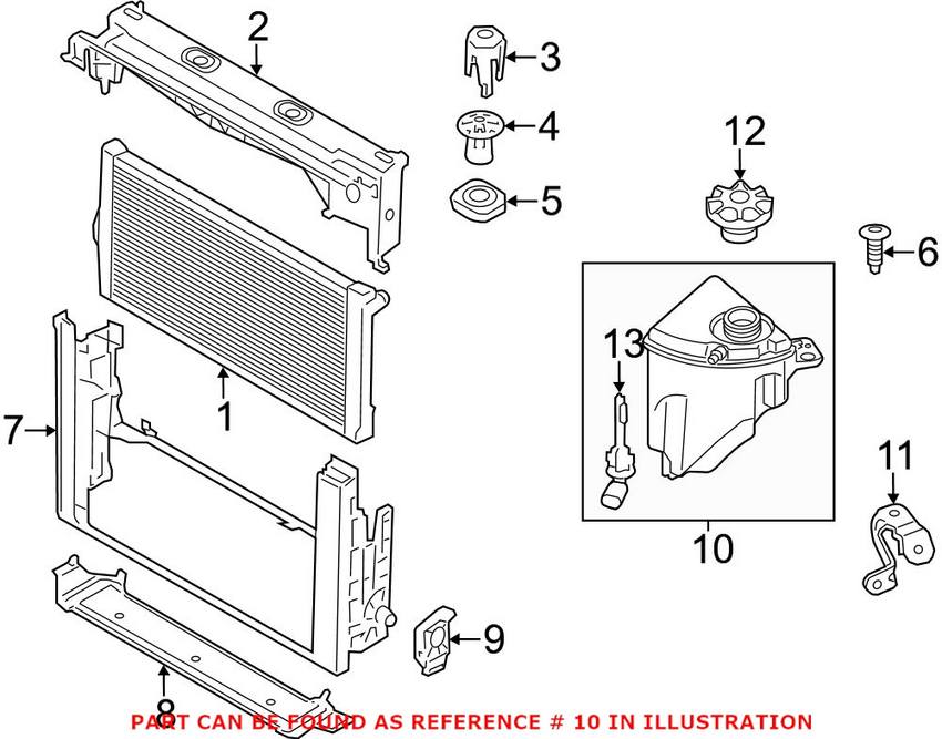 BMW Expansion Tank 17137647283