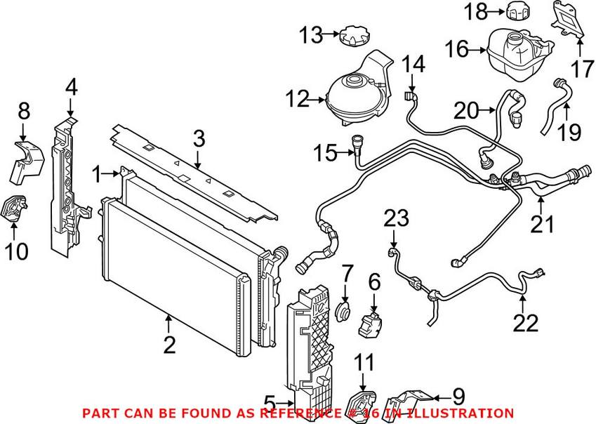 BMW Mini Expansion Tank 17137823626