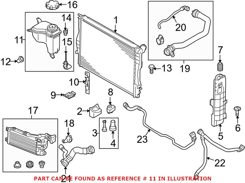 BMW Expansion Tank 17138570079