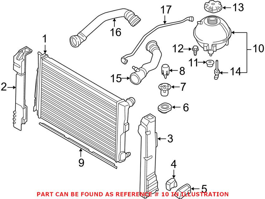 BMW Expansion Tank 17138616418