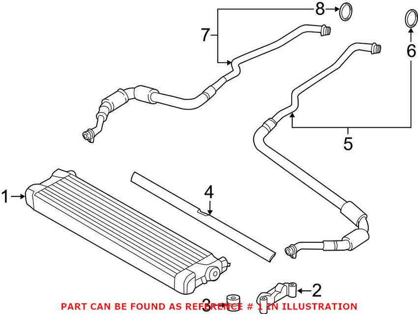 BMW Engine Oil Cooler 17212284260 - Genuine BMW