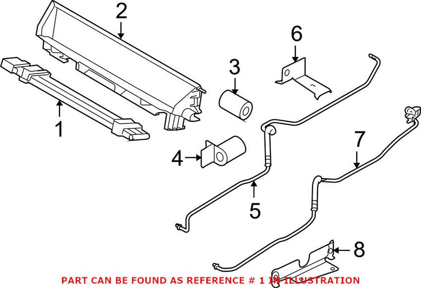 BMW Transmission Oil Cooler 17217560963