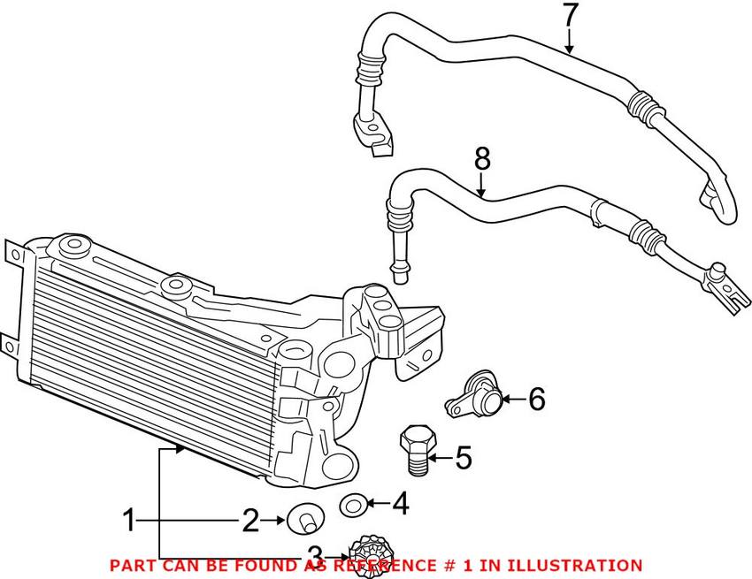 BMW Engine Oil Cooler 17217564702