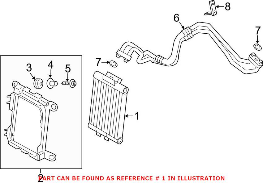 BMW Engine Oil Cooler 17217618360