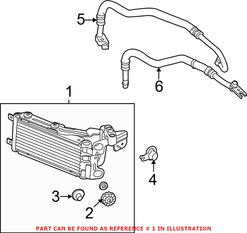 BMW Engine Oil Cooler 17227521376