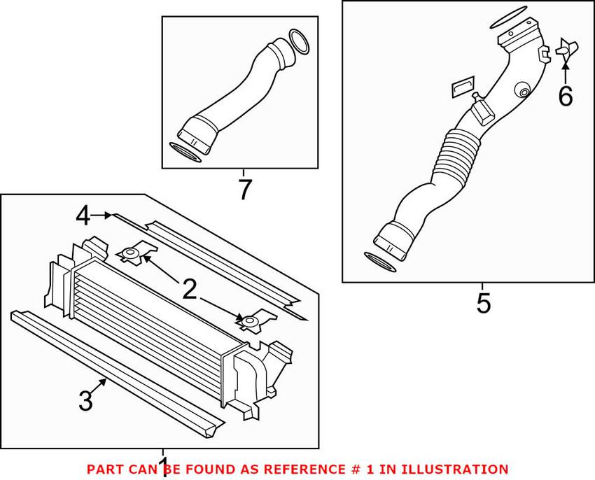 BMW Intercooler 17517600531