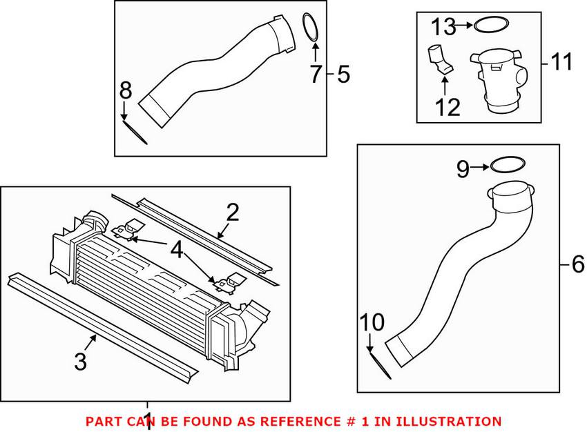 BMW Intercooler 17517600532