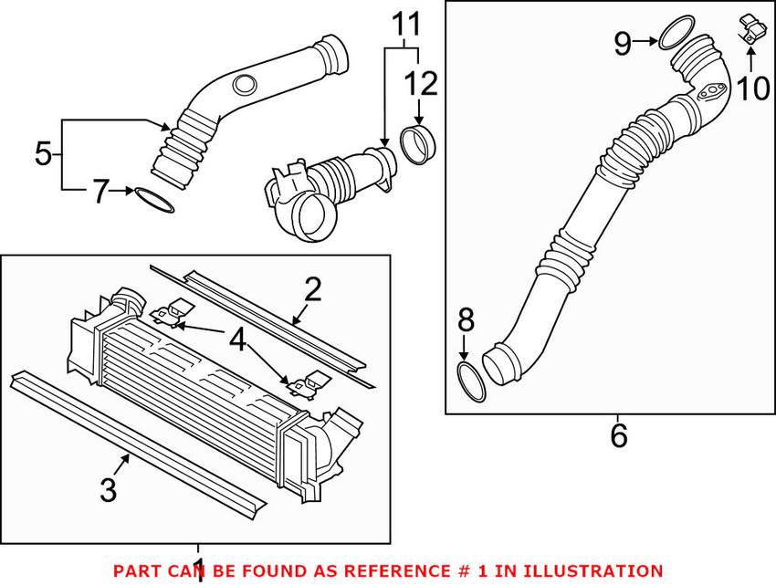 BMW Intercooler 17517618809