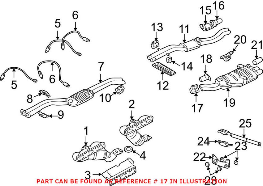 BMW Mini Exhaust Clamp (50mm) 18307560777