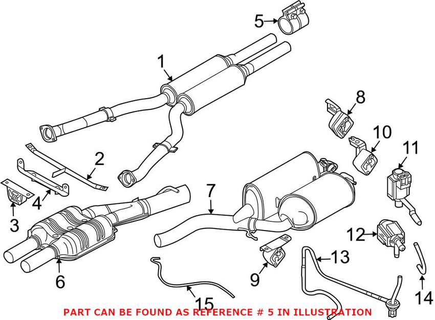 BMW Exhaust Clamp (60mm) 18307560779