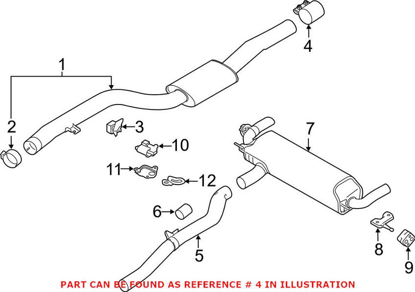 BMW Exhaust Clamp (85mm) 18307560782