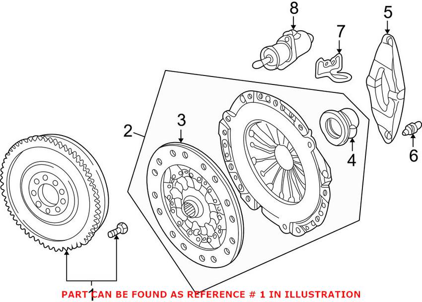 BMW Flywheel (Dual-Mass) 21207542984