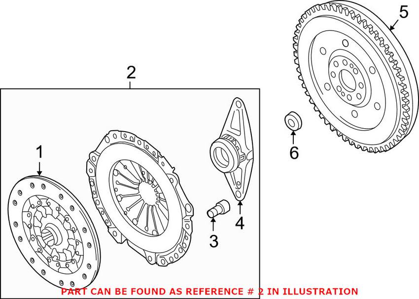 BMW Clutch Kit (3 Piece) 21208631999