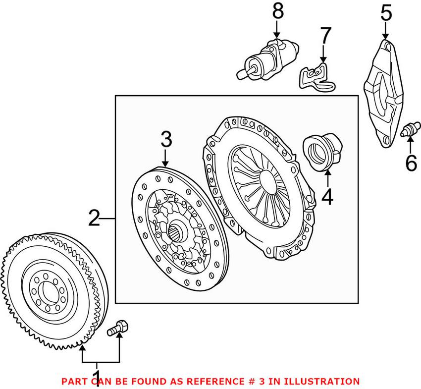 BMW Clutch Kit 21212283089