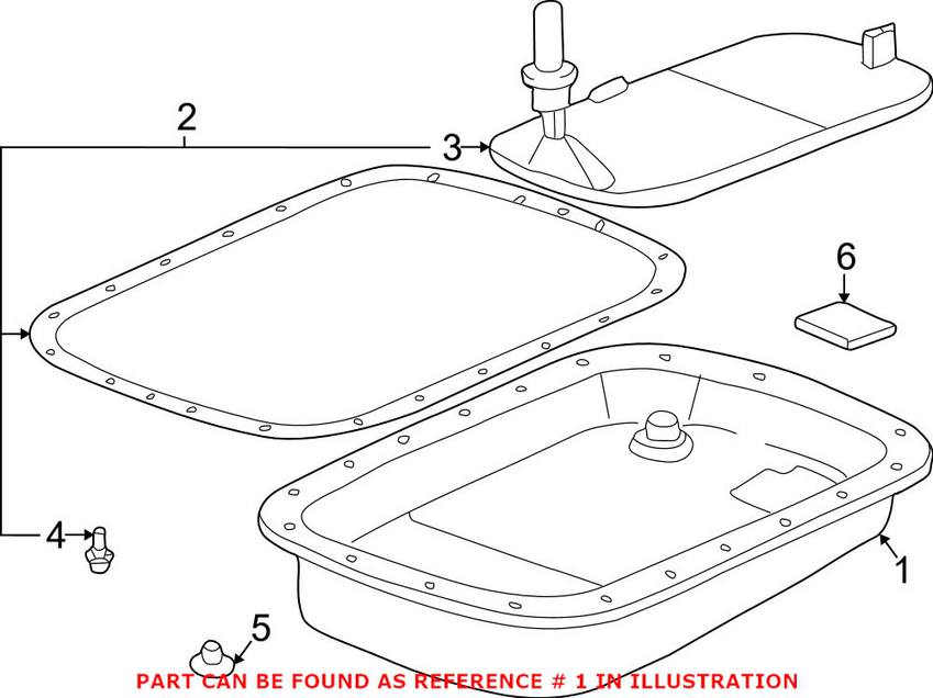 BMW Auto Trans Oil Pan 24117533733