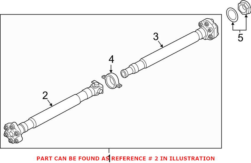 BMW Drive Shaft Flex Disc (96mm) 26111229360