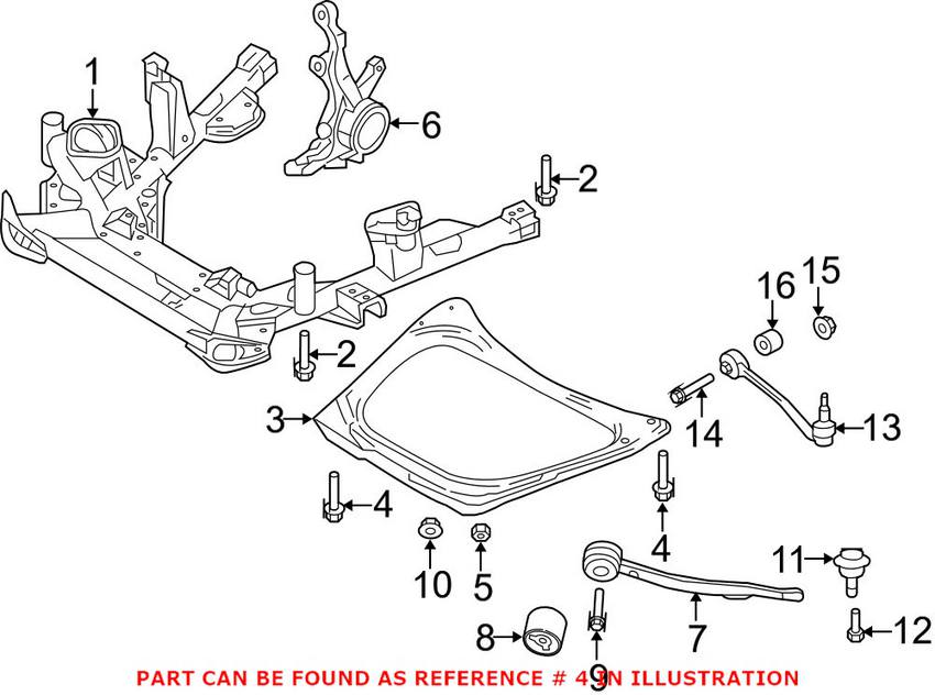 BMW Hex Bolt with Washer (M10x55) 31101096987