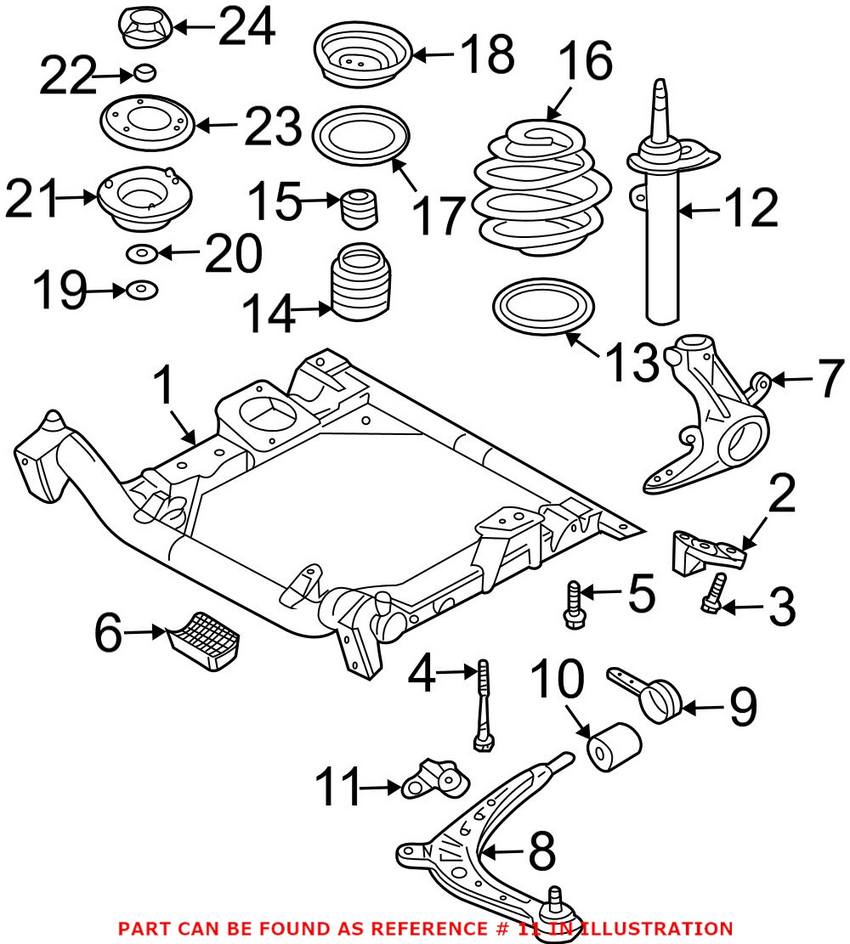 BMW Ball Joint - Driver Side 31126756695