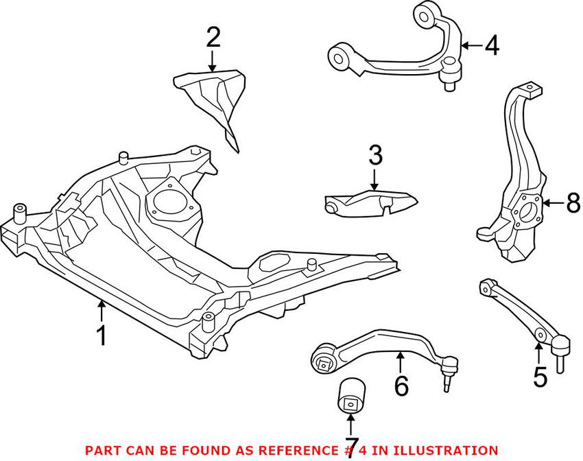 BMW Control Arm - Front Upper 31126775967