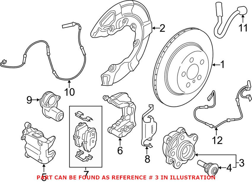 BMW Wheel Bearing and Hub Assembly - Front and Rear 31202408656