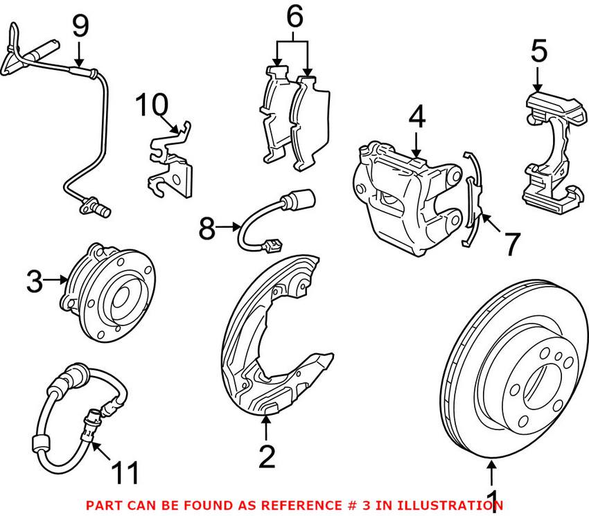 BMW Wheel Bearing and Hub Assembly - Front 31216765157