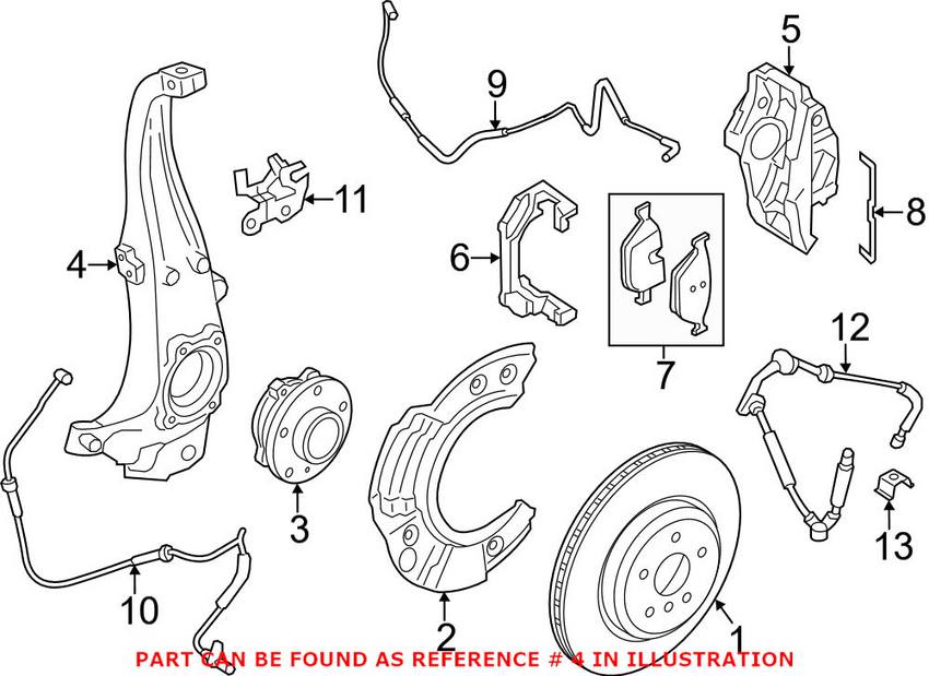 BMW Steering Knuckle - Front Driver Left 31216775769