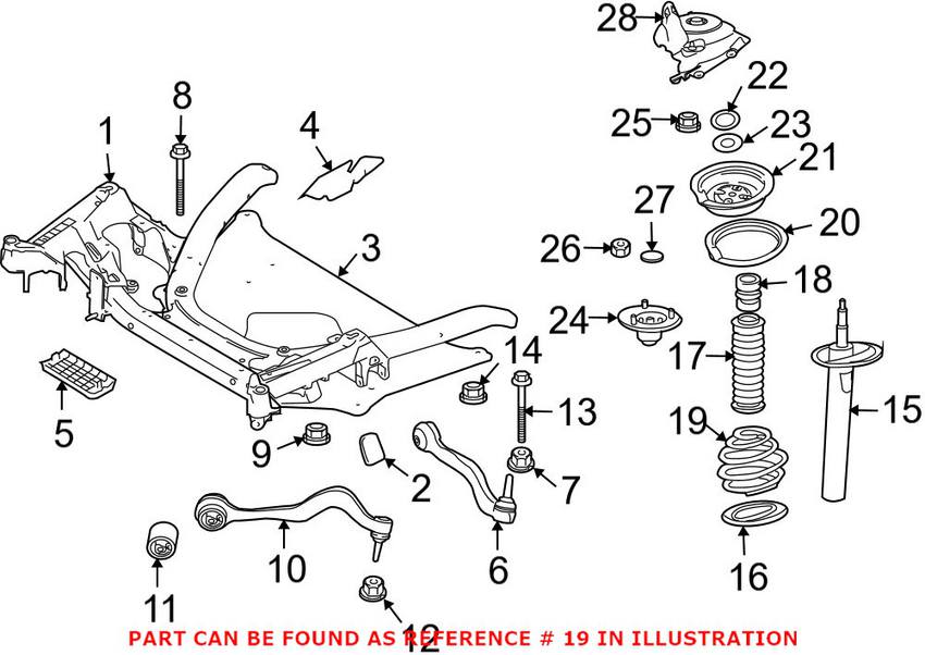 Coil Spring - Front (w/ Standard Suspension)