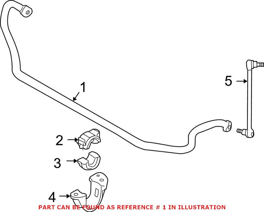 BMW Sway Bar - Front (28mm) 31352283965