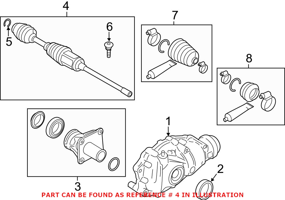 BMW CV Axle Assembly - Front Passenger Right 31607606026