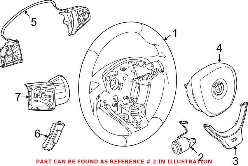 BMW Steering Wheel Vibration Generator 32336787452