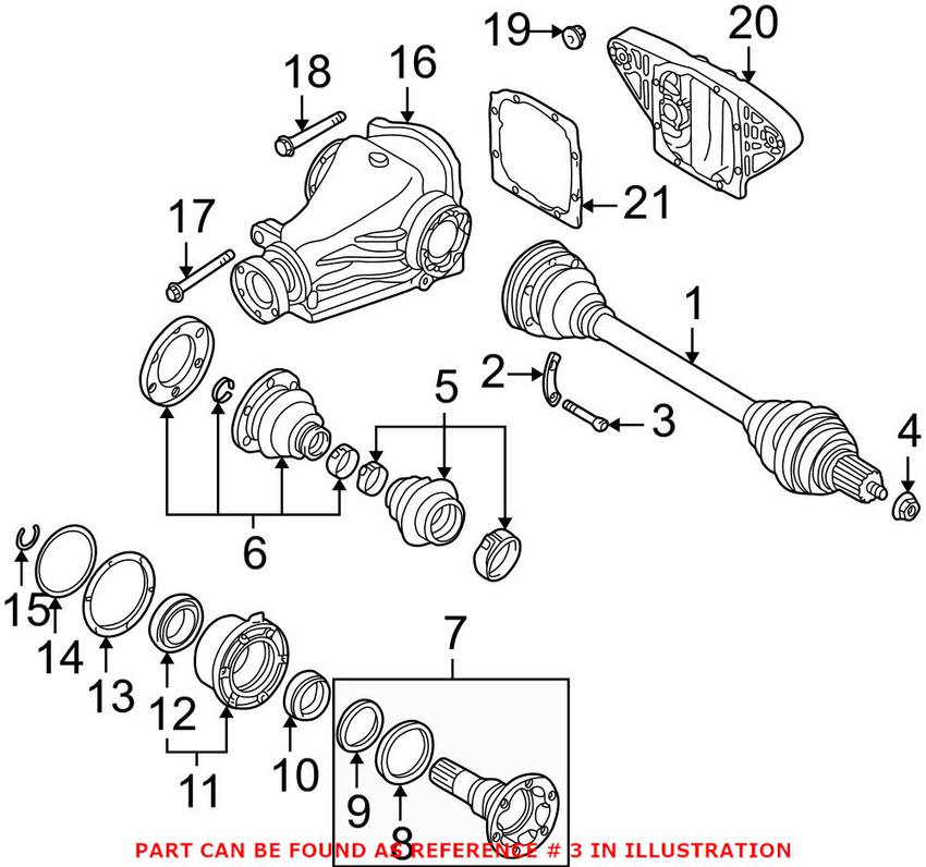 BMW Torx Bolt (M10x46) 33211227664